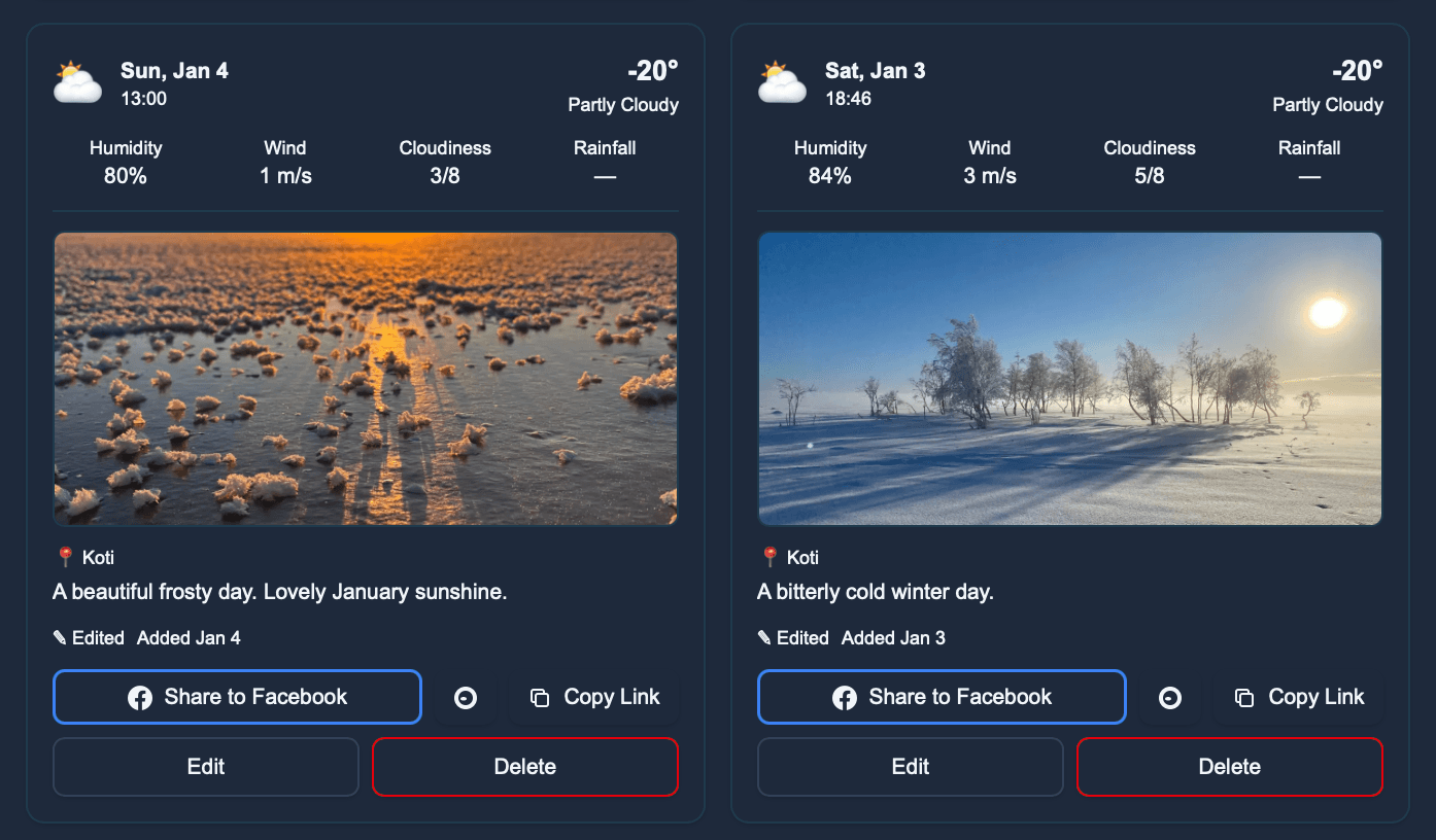 Beautiful Observation Cards